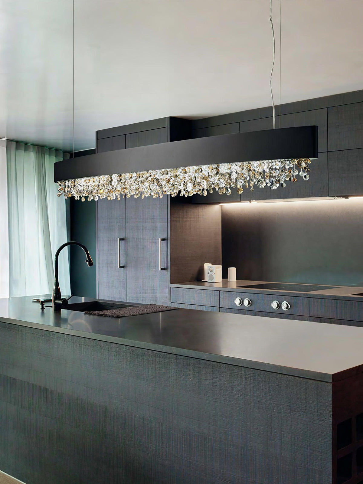 Kiriana Suspension en Cristal Moderne de Luxe