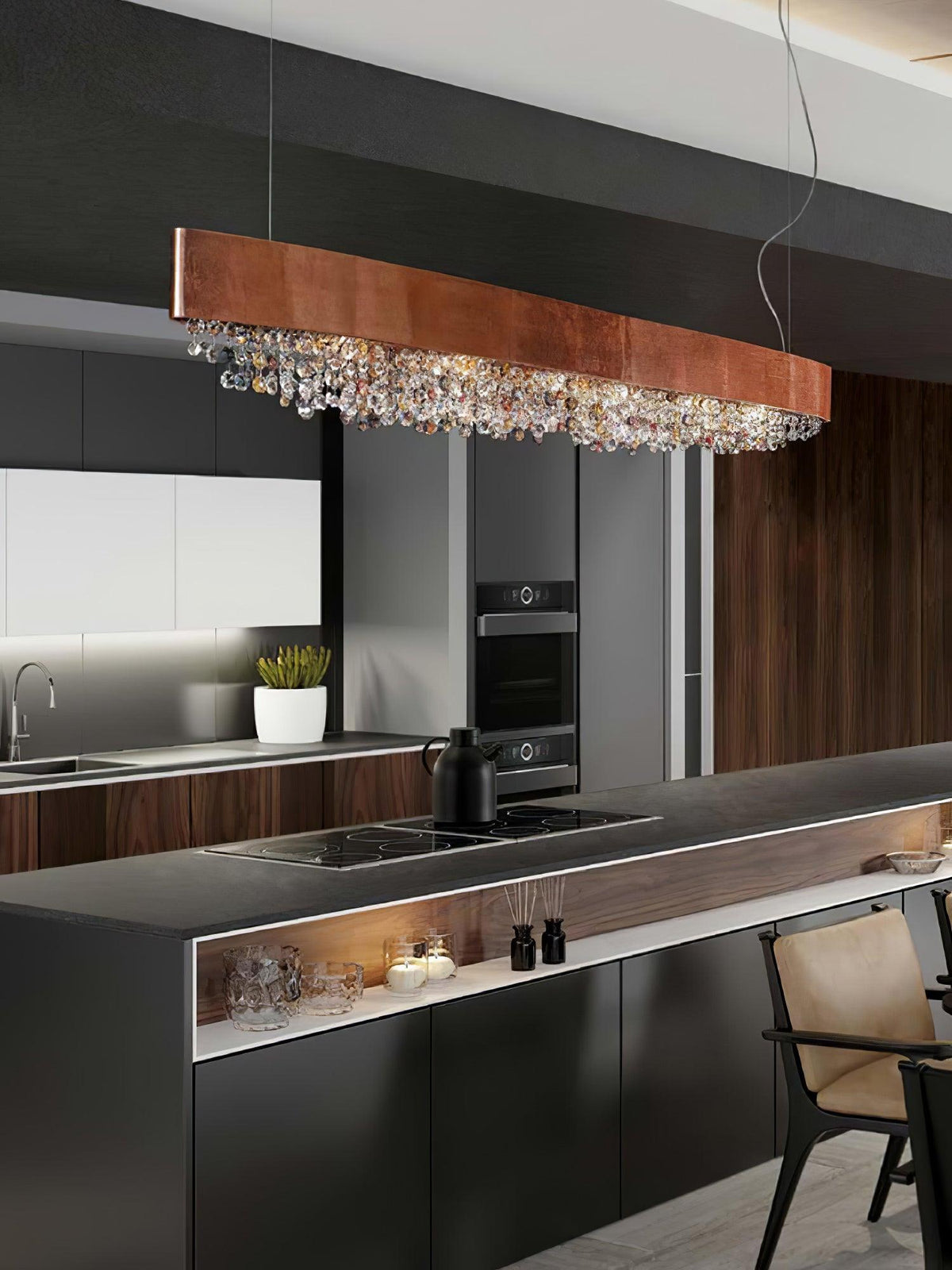 Kiriana Suspension en Cristal Moderne de Luxe