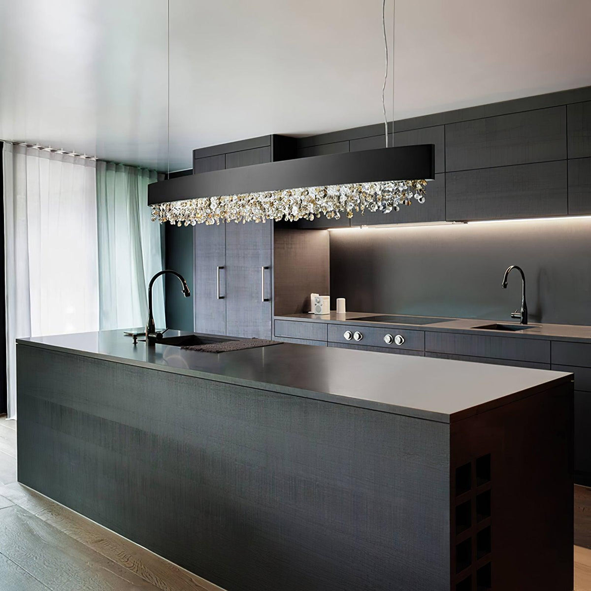 Kiriana Suspension en Cristal Moderne de Luxe