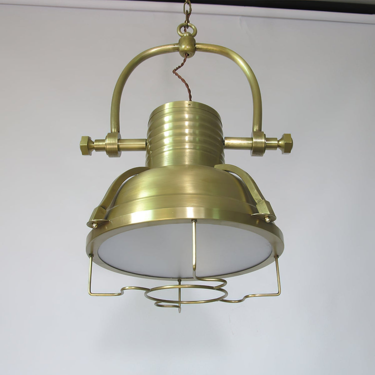 Evelor Suspension Métal Industriel Vintage