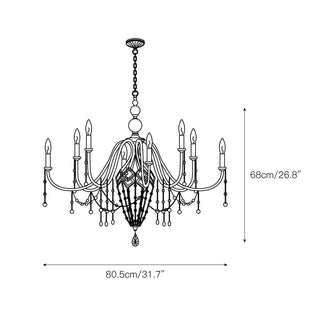 Ilphaeth Lustre Laiton Cristal Luxe