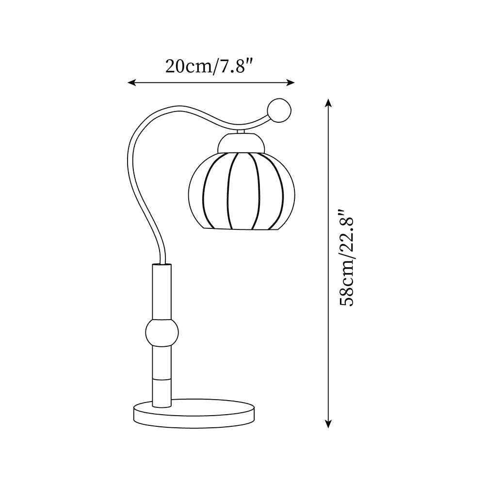 Irisius Lampe de Table