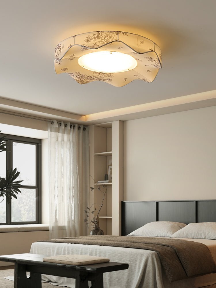 Florona Plafonnier en Tissu Art Nordique Premium