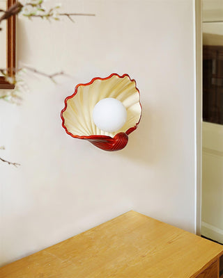 Applique Murale en Forme de Coquillage-Luire
