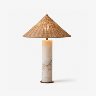 Marisol Marble Table Lamp-Neutral Decor