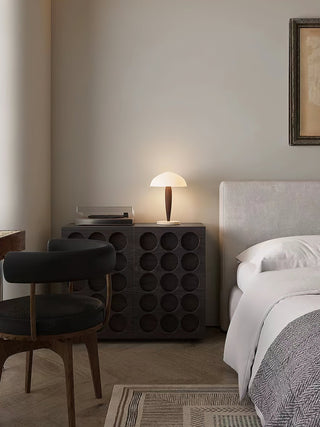 Jackson Minimalist Glass Table Lamp-Neutral Decor