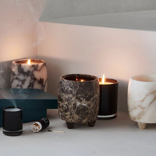 Marlowe Candle Holder-Neutral Decor