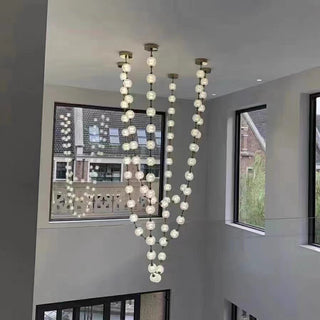 Myphais Lustre Métal Plastique Perlé Moderne