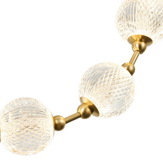 Myphais Lustre Métal Plastique Perlé Moderne