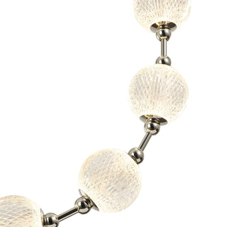 Myphais Lustre Métal Plastique Perlé Moderne