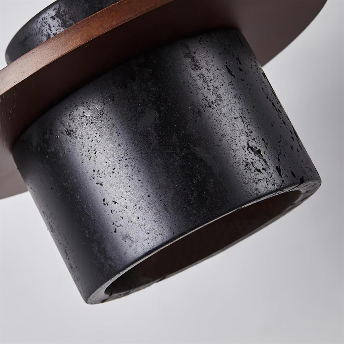 Ritta Black Travertine Pendant Light Set-Neutral Decor