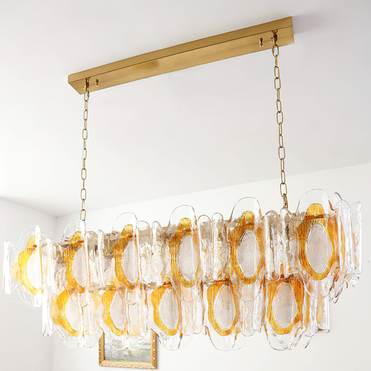 The smaller 70cm version of the Marrina Chandelier.