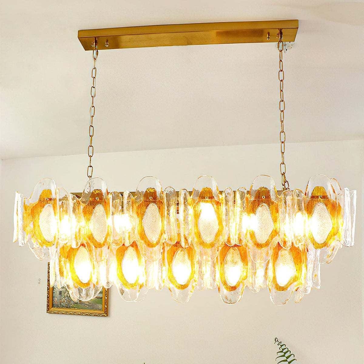 The larger 100cm version of the Marrina Chandelier.