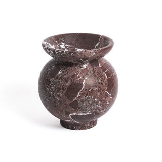 Marrow Marble Vase-Neutral Decor