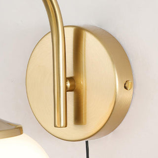 Dutiful Premium Nordic Art Plug-in Glass Sconce Wall Lamp-Luire