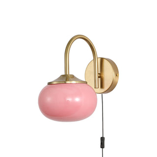 Dutiful Premium Nordic Art Plug-in Glass Sconce Wall Lamp-Luire