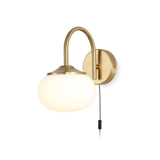 Dutiful Premium Nordic Art Plug-in Glass Sconce Wall Lamp-Luire