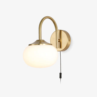 Dutiful Premium Nordic Art Plug-in Glass Sconce Wall Lamp-Luire