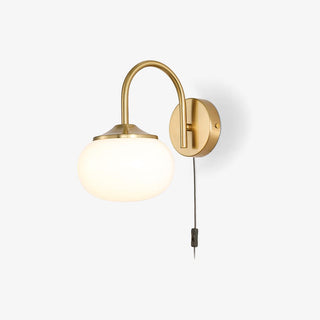 Dutiful Premium Nordic Art Plug-in Glass Sconce Wall Lamp-Luire