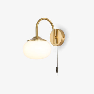 Dutiful Premium Nordic Art Plug-in Glass Sconce Wall Lamp-Luire