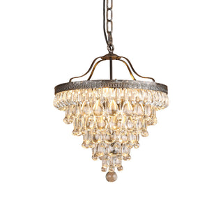 Blink Lustre Unique En Cristal Et Métal En Forme De Pyramide Inversée