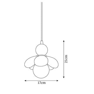 Blossi Suspension Fleur Moderne-Luire