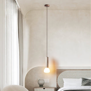 Cicaris Lampe Suspendue Minimaliste en Travertin