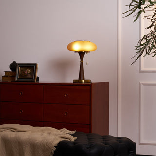 Vevelo Lampe de Table en Bois Vintage