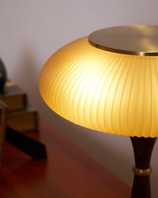 Vevelo Lampe de Table en Bois Vintage