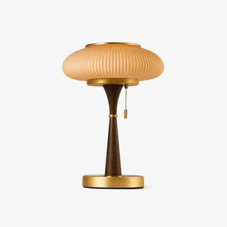 Vevelo Lampe de Table en Bois Vintage