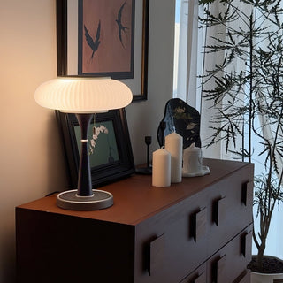 Vevelo Lampe de Table en Bois Vintage