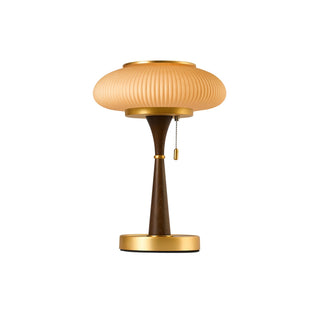 Vevelo Lampe de Table en Bois Vintage
