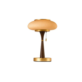 Vevelo Lampe de Table en Bois Vintage