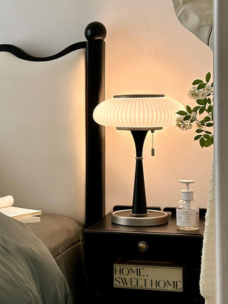 Vevelo Lampe de Table en Bois Vintage