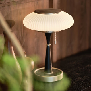 Vevelo Lampe de Table en Bois Vintage