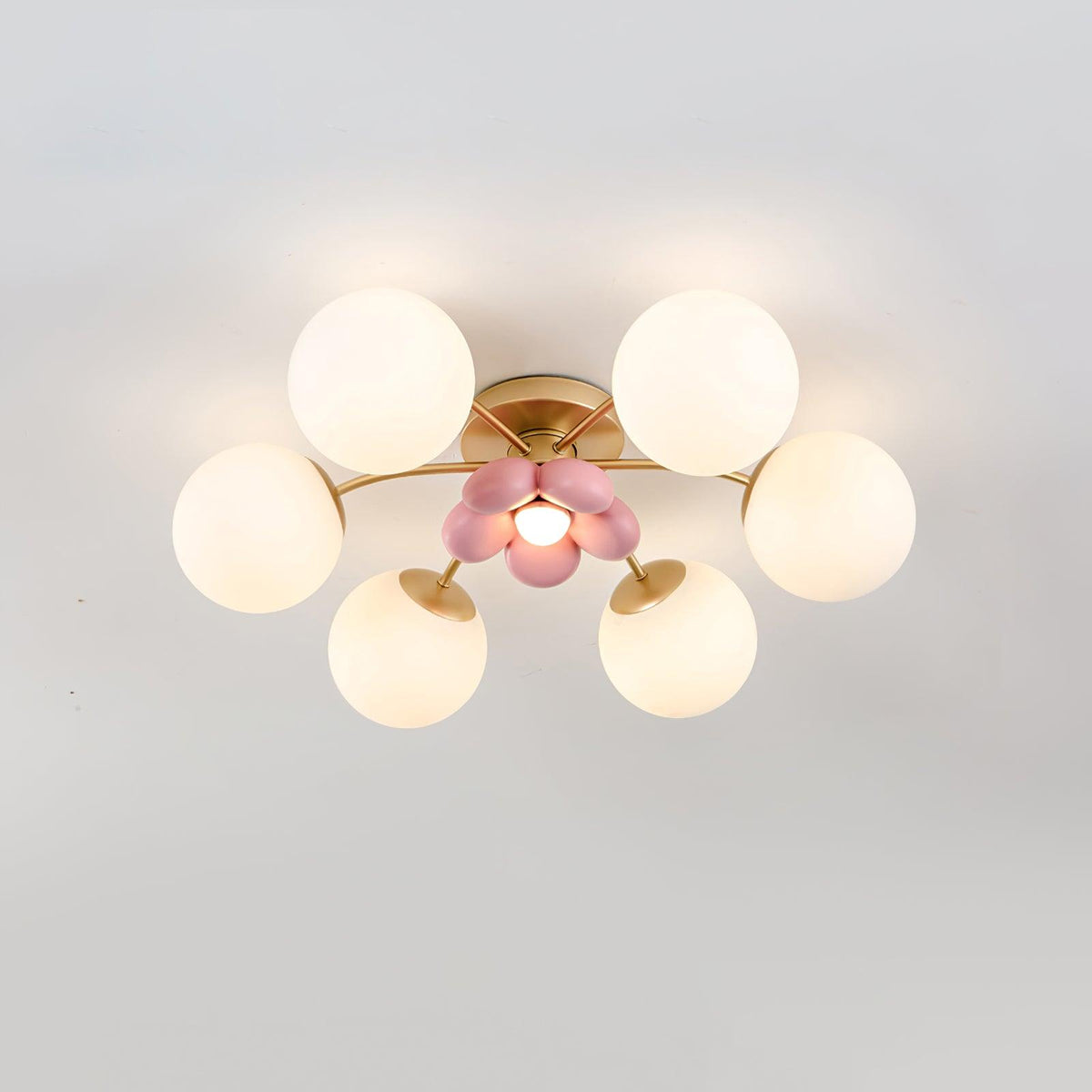 Nirox Pink Petal Ceiling Light-Neutral Decor