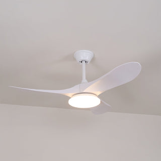 Plafonnier ventilateur moderne en bois Velix