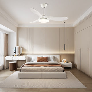 Plafonnier ventilateur moderne en bois Velix