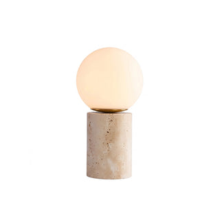Norinise Lampe de Table en Travertin Et Pierre