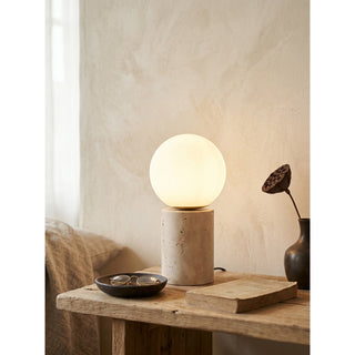 Norinise Lampe de Table en Travertin Et Pierre