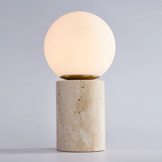 Norinise Lampe de Table en Travertin Et Pierre