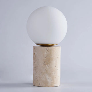 Norinise Lampe de Table en Travertin Et Pierre