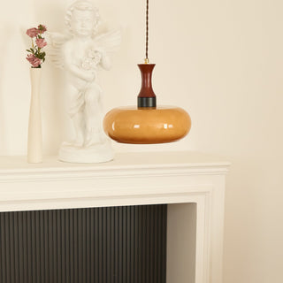Charlotte Suspension Bois Verre