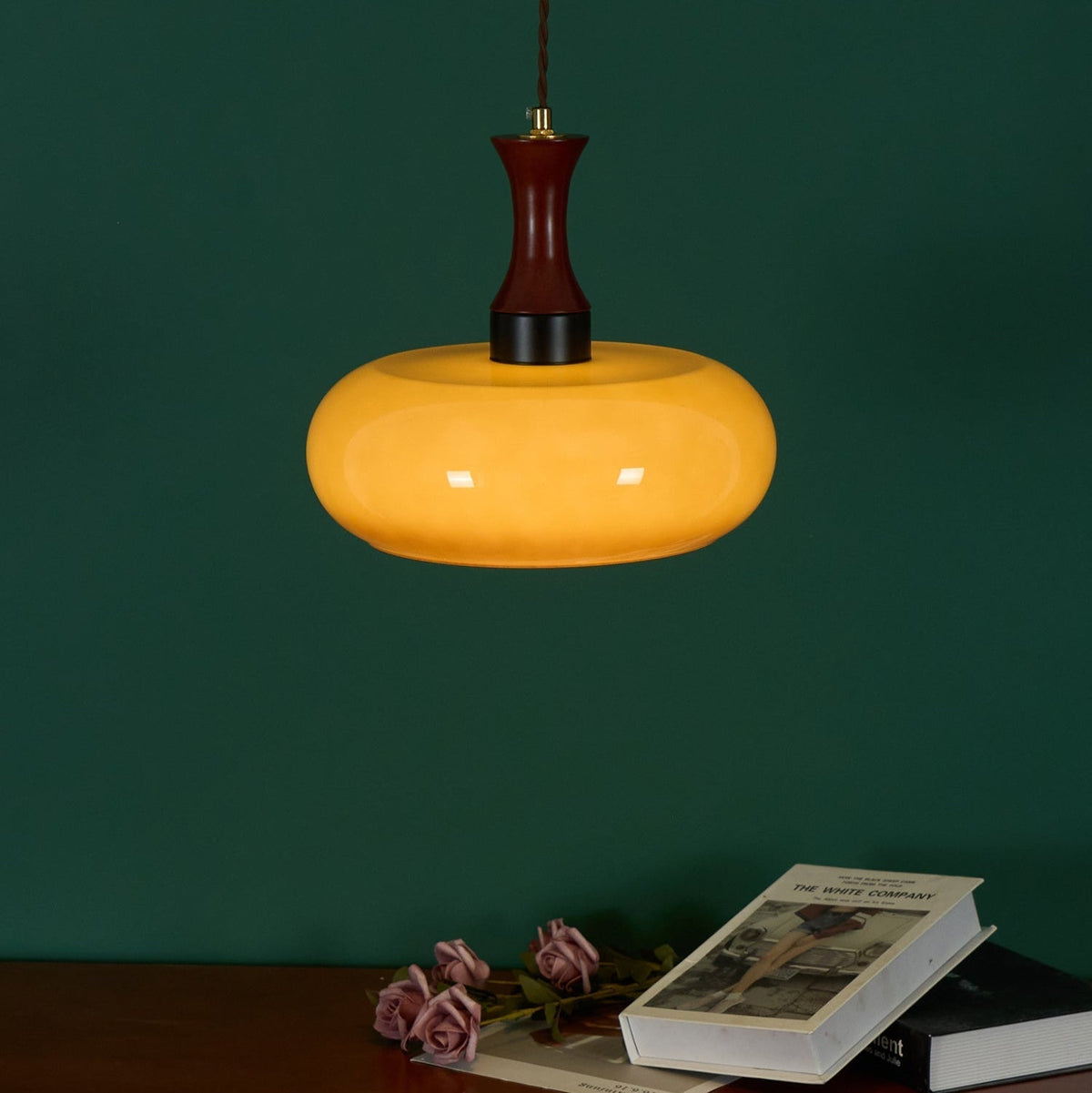 Charlotte Suspension Bois Verre