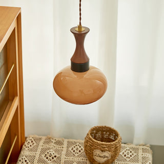 Charlotte Suspension Bois Verre