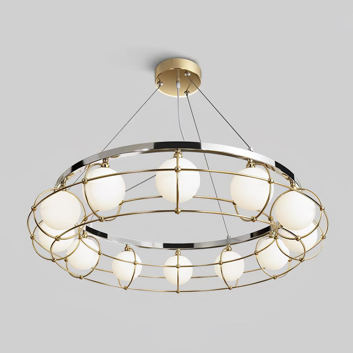 Ilvilia Lustre en Verre Moderne