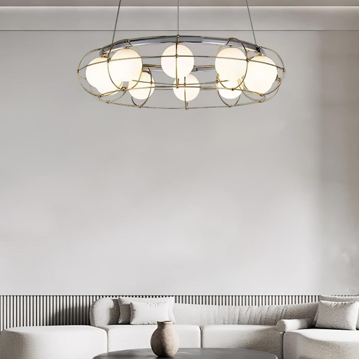 Ilvilia Lustre en Verre Moderne