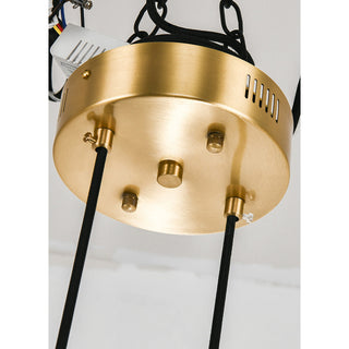 Zovenel Lustre Laiton Albâtre Art Nordique Premium