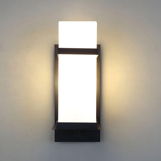 Ishaaris Applique Murale Métal Verre Extérieure Moderne