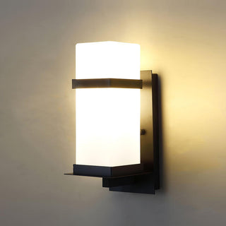 Ishaaris Applique Murale Métal Verre Extérieure Moderne